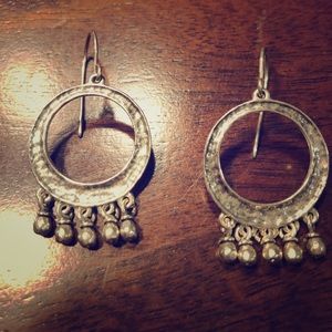 Vintage RARE Silpada Hammered Cha Cha Drops